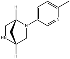 2,5-Diazabicyclo[2.2.1]heptane,2-(6-methyl-3-pyridinyl)-,(1R,4R)-(9CI) Structure