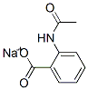 나트륨2-(아세틸아미노)벤조에이트 구조식 이미지