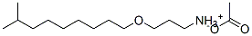 3-(isodecyloxy)propylammonium acetate Structure