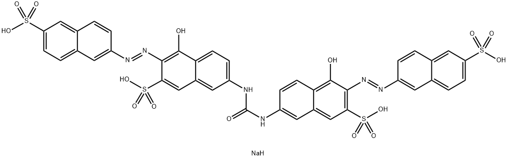 tetrasodium 7,7'-(carbonyldiimino)bis[4-hydroxy-3-[(6-sulphonato-2-naphthyl)azo]naphthalene-2-sulphonate] 구조식 이미지