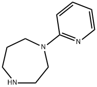 1-(2-Pyridinyl)hexahydro-1H-1,4-diazepine 구조식 이미지