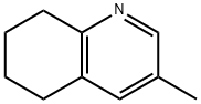 5,6,7,8-tetrahydro-3-methylquinoline 구조식 이미지