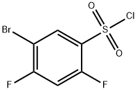 5-BROMO-2,4-DIFLUOROBENZENESULFONYL CHLORIDE Structure