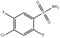 4-Chloro-2,5-difluorobenzenesulphonamide97% 구조식 이미지