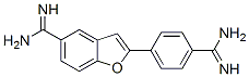 2-(4-아미디노페닐)-5-벤조푸란카르복사미딘 구조식 이미지