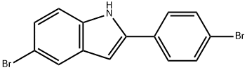 5-Bromo-2-(4-bromophenyl)-1H-indole Structure