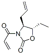 2-Oxazolidinone,5-ethyl-3-(1-oxo-2-propenyl)-4-(2-propenyl)-,(4S,5S)-(9CI) 구조식 이미지