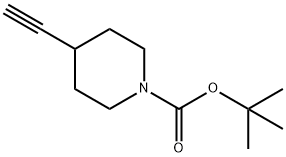1-Boc-4-에티닐피페리딘 구조식 이미지