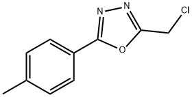 2-CHLOROMETHYL-5-(4-METHYLPHENYL)-1,3,4-OXADIAZOLE 구조식 이미지