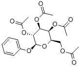 PHENYL-2,3,4,6-TETRA-O-ACETYL-BETA-D-GALACTOPYRANOSIDE Structure