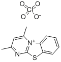 Pyrimido(2,1-b)benzothiazol-5-ium, 2,4-dimethyl-, perchlorate Structure