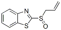 Benzothiazole, 2-(2-propenylsulfinyl)- (9CI) Structure