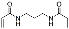 2-프로펜아미드,N-[3-[(1-옥소프로필)아미노]프로필]- 구조식 이미지