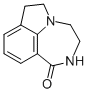 3,4,6,7-Tetrahydropyrrolo(3,2,1-jk)(1,4)benzodiazepin-1(2H)-one Structure