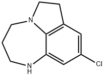 9-Chloro-1,2,3,4,6,7-hexahydropyrrolo[1,2,3-ef]-1,5-benzodiazepine Structure