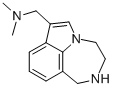 Pyrrolo(3,2,1-jk)(1,4)benzodiazepine, 7-((dimethylamino)methyl)-1,2,3, 4-tetrahydro- 구조식 이미지