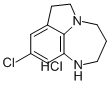 피롤로(1,2,3-ef)(1,5)벤조디아제핀,1,2,3,4,6,7-헥사히드로-9-클로로-2-페닐-,모노염산염 구조식 이미지