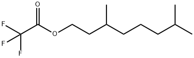 트리플루오로아세틸-3,7-디메틸옥탄올 구조식 이미지