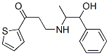 1-Propanone, 3-((2-hydroxy-1-methyl-2-phenylethyl)amino)-1-(2-thienyl) - 구조식 이미지