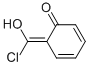 2,4-Cyclohexadien-1-one, 6-(chlorohydroxymethylene)- (9CI) Structure
