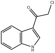 Ethanone, 2-chloro-1-(3-indolyl)- 구조식 이미지