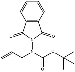 tert-부틸알릴(1,3-디옥소이소인돌린-2-일)카르바메이트 구조식 이미지