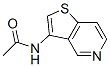 N-[티에노[3,2-c]피리딘-3-일]아세트아미드 구조식 이미지
