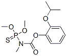 N-(Dimethoxyphosphinothioyl)-N-methylcarbamic acid o-isopropoxyphenyl ester Structure