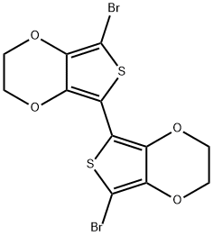 5-BROMO-7-(5-BROMO-2,3-DIHYDROTHIENO[3,4-B][1,4]DIOXIN-7-YL)-2,3-DIHYDROTHIENO[3,4-B][1,4]DIOXINE Structure