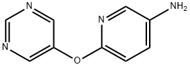 6-(Pyrimidin-5-yloxy)pyridin-3-amine Structure