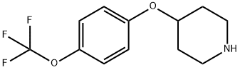 4-[4-(TRIFLUOROMETHOXY)PHENOXY]PIPERIDINE Structure