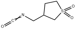 tetrahydro-3-(isocyanatomethyl)Thiophene 1,1-dioxide 구조식 이미지