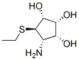 1,2,3-Cyclopentanetriol,4-amino-5-(ethylthio)-,(1R,2R,3R,4S,5R)-(9CI) Structure