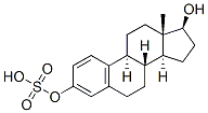 Estra-1,3,5(10)-triene-3,17-diol (17beta)-, hydrogen sulfate Structure