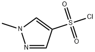 1H-Pyrazole-4-sulfonylchloride,1-methyl-(9CI) 구조식 이미지