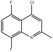 4-클로로-5,8-디플루오로-2-메틸-퀴놀린 구조식 이미지