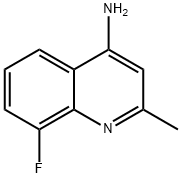 4-AMINO-8-FLUORO-2-METHYLQUINOLINE Structure