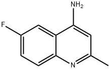 4-AMINO-6-FLUORO-2-METHYLQUINOLINE Structure