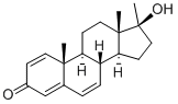 17a-17B-하이드록시안드로스타-1,4,6-트리엔-3-온 구조식 이미지