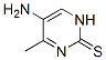 2(1H)-Pyrimidinethione, 5-amino-4-methyl- (9CI) 구조식 이미지