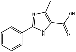 5-methyl-2-phenyl-1H-imidazole-4-carboxylic acid Structure