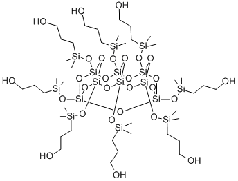 PSS-OCTA((3-HYDROXYPROPYL)DIMETHYLSILOX& 구조식 이미지