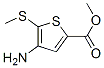 2-티오펜카르복실산,4-아미노-5-(메틸티오)-,메틸에스테르(9CI) 구조식 이미지
