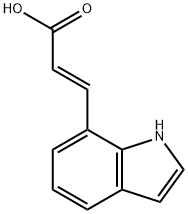 (E)-3-(1H-indol-7-yl)acrylic acid Structure