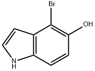 1H-Indol-5-ol, 4-broMo- Structure