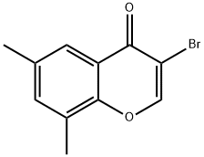 3-BROMO-6,8-DIMETHYLCHROMONE Structure