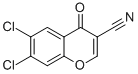 3-시아노-6,7-디클로로크롬 구조식 이미지