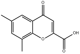 6,8-DIMETHYLCHROMONE-2-CARBOXYLIC ACID 구조식 이미지