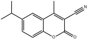 3-시아노-6-이소프로필-4-메틸쿠마린 구조식 이미지