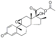 21-O-Acetyl DexaMethasone 9,11-Epoxide 구조식 이미지